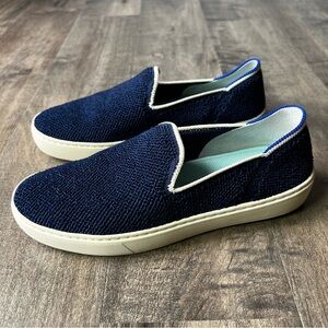 Rothy’s Womens Slip On Sapphire Terry Sneakers Shoes Size 6.5
